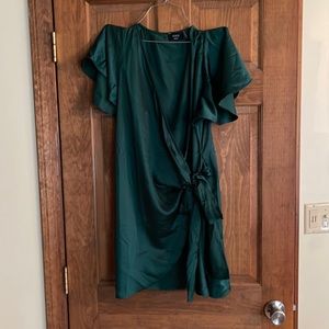 Mini wrap dress